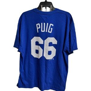 Majestic Dodgers Blue Baseball TShirt